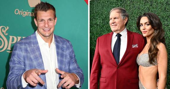Rob Gronkowski Laughs at Joke About Bill Belichick and Jordon Hudson's Relationship: 'How Did I Fall for That One?'