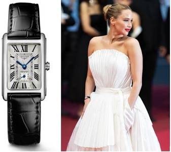 Jennifer Lawrence Wears Longines DolceVita at Cannes, Celebrating Timeless Elegance