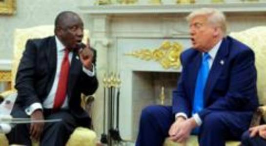 Trump ambushes S African leader with claim of Afrikaners being 'persecuted'