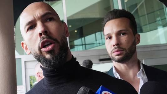 Andrew Tate and his brother Tristan charged with rape in the UK
