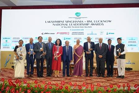 IIM Lucknow and JK Organisation Host Prestigious Leadership Awards, Honouring India's Changemakers