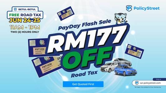 PolicyStreet Launches Flash Sale to Help Malaysians Manage Car Costs Amid Fuel Subsidy Reform