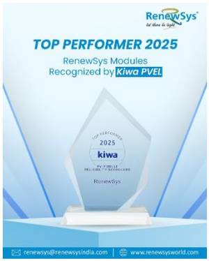 RenewSys Earns Prestigious Kiwa PVEL 'Top Performer' Status for 2025