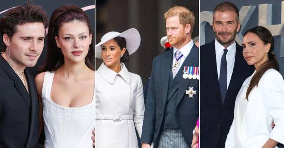 'Absolute Nightmare': Victoria and David Beckham in 'Awkward’ Position as Son Brooklyn and Wife Nicola Peltz Cozy Up to Ex-Friends Meghan Markle and Prince Harry