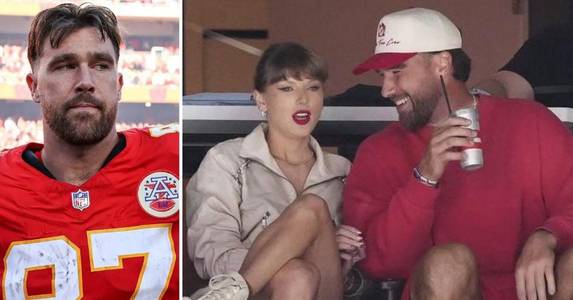 Travis Kelce Fans Go Wild as His Shorts Showed a Little Too Much During Hockey Game Date With Taylor Swift: Photos