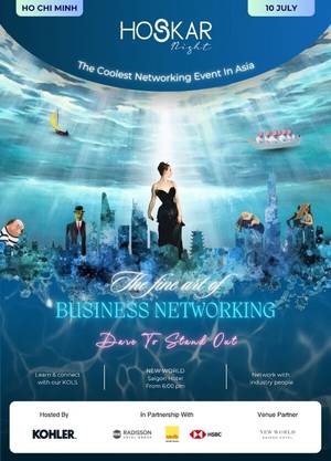 HoSkar Night Returns to Ho Chi Minh City on July 10 -- Southeast Asia's Premier Hospitality & Real Estate Networking Event