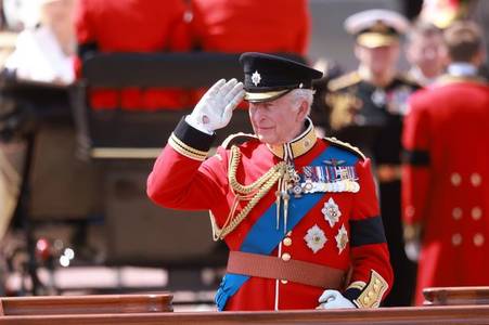 King Charles wears black armband at Trooping the Colour in tribute to Air India crash victims