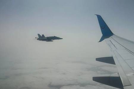 Cardiff flight escorted by fighter jets as captain tells terrified passengers there's a 'device' on board