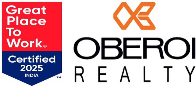 Oberoi Realty Ltd. Recognised Among India's Best Companies to Work For 2025 by Great Place to Work