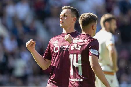 Derek McInnes 'won't give up' on Lawrence Shankland staying at Hearts as boss says he'll fight til the bitter end