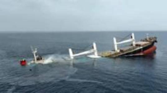 Search for survivors after Houthis sink second Red Sea cargo ship in a week