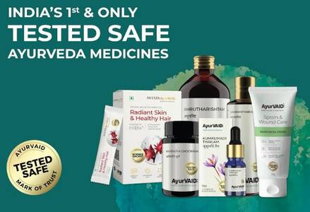 Apollo AyurVAID Launches India's First 'Tested Safe' Ayurveda Products