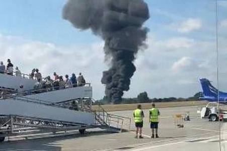Southend Airport plane crash leaves 'everybody in shock' after 'medical transport jet' incident