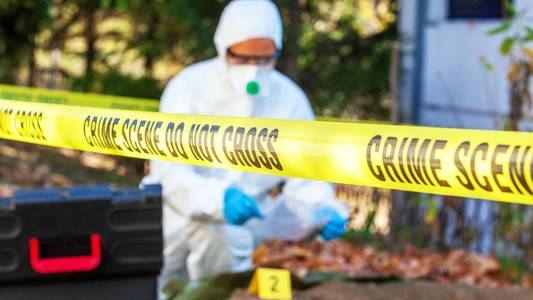 When blood hits clothes, physics takes over