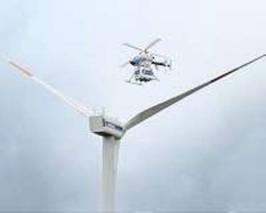 Drone swarm explores turbulent airflows near wind turbines