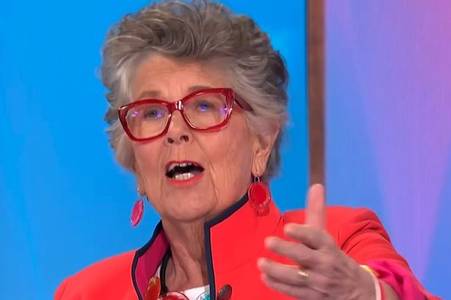 Prue Leith addresses Great British Bake Off exit after being replaced on celebrity series