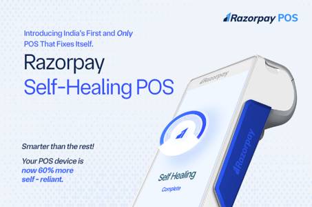 India's First 'Self-Healing' POS Devices are Here, Powered by AI - Razorpay POS Ushers in a New Era of Smart Payments
