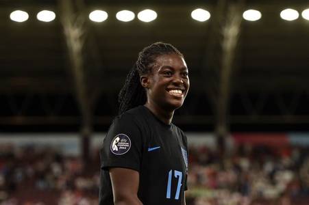 Arsenal fan Michelle Agyemang's remarkable rise from England ball-girl to Euro 2025 star