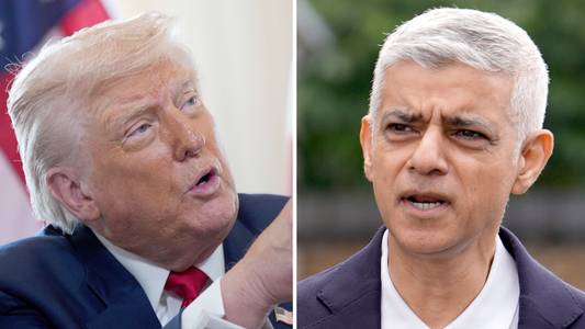 'a nasty person': trump reignites row with sadiq khan as starmer responds