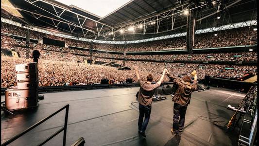 Man dies after falling at Oasis Wembley Stadium concert, police say
