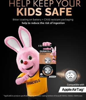 Duracell Introduces Innovative Range of Lithium Coin Batteries with Bitter Coating to Help Discourage Swallowing by Toddlers