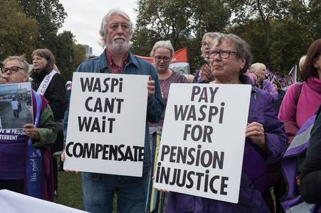 UK Government faces backlash from WASPI women over lack of State Pension age compensation