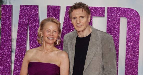 Pamela Anderson and Liam Neeson's Romance Was Just 'Clever Marketing' for Movie, Source Claims: 'There Was Never a Relationship'